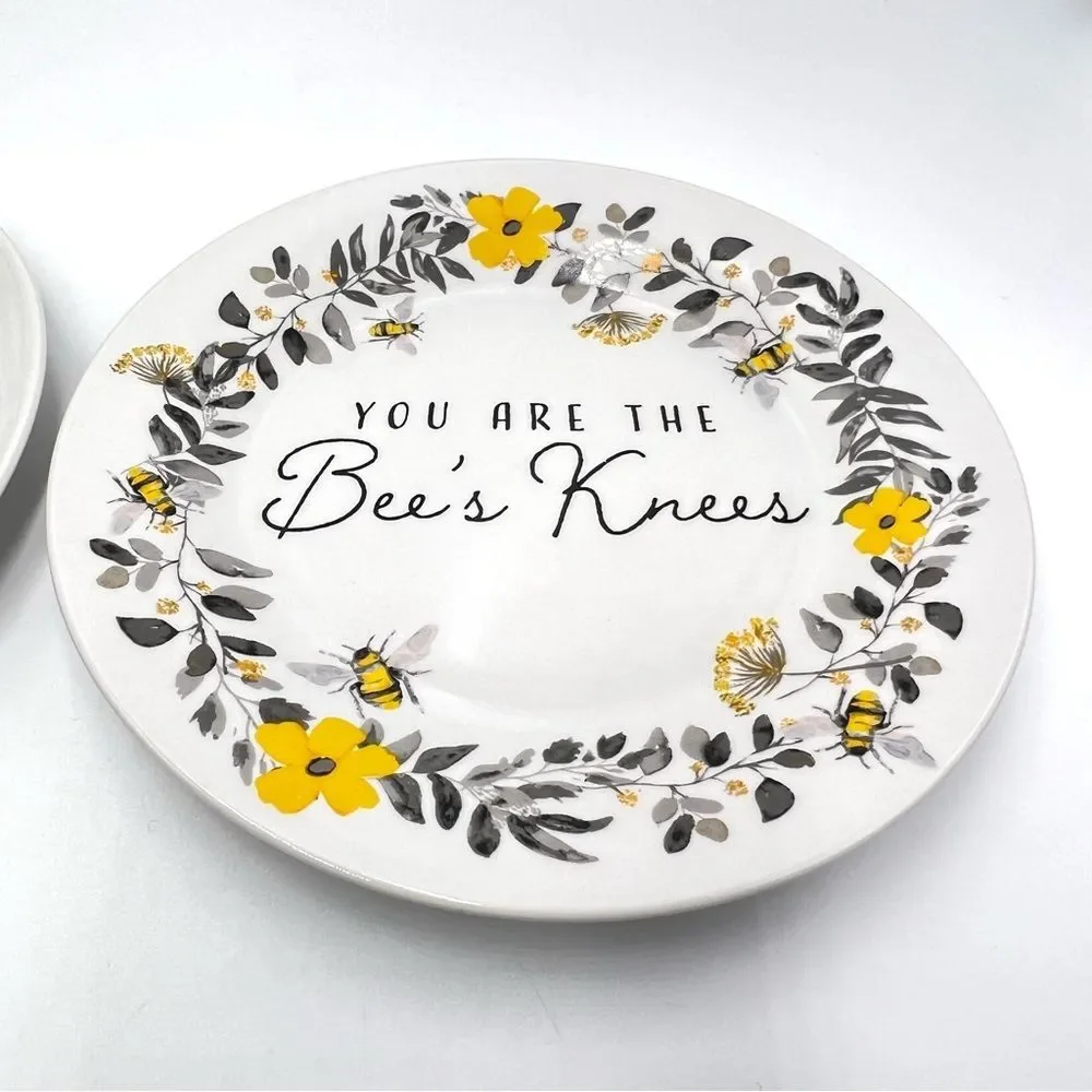 Set of 2‎ YOU ARE THE BEE'S KNEES Salad Lunch Dessert Appetizer 7.5